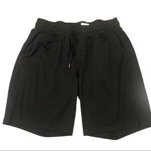 MONDETTA SHORTS, BLACK, Drawstring waist Size S
